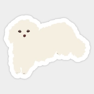 Fluffy Dog Sticker